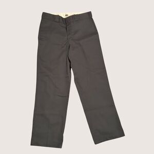 Dickies 874 Original Fit Charcoal Work Pants Straight Leg 30x32